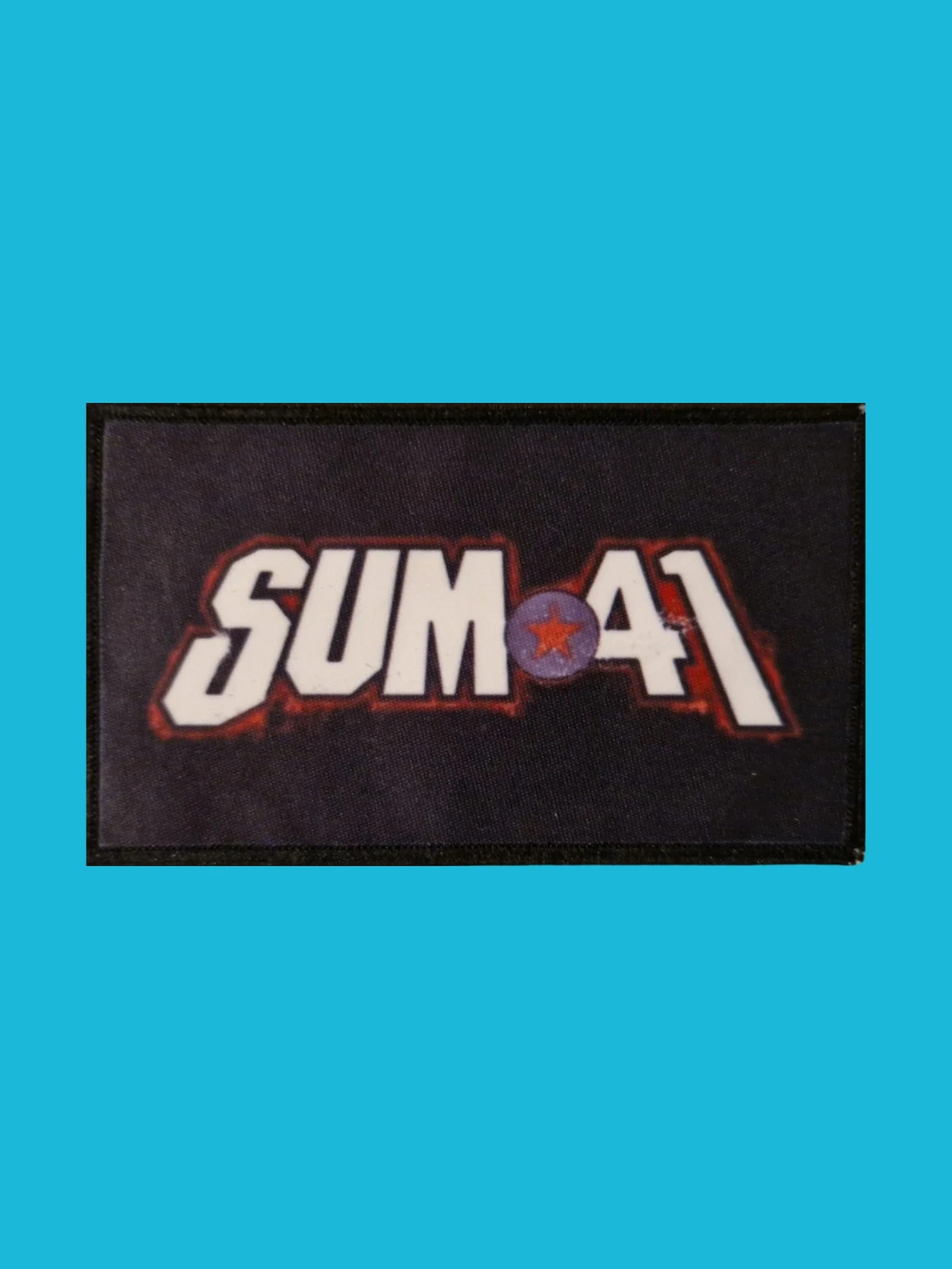 Patch Sum 41 - Logo - Imprimé - Rectangle de 10 x 6 centimètres